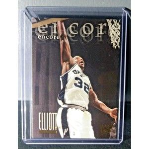 1995-96 Sean Elliott Fleer Ultra #308 Encore Basketball Card